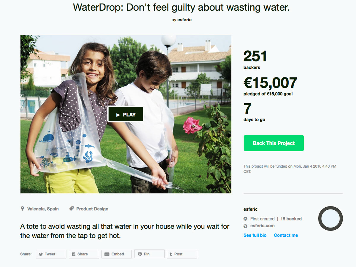 WaterDrop-funded